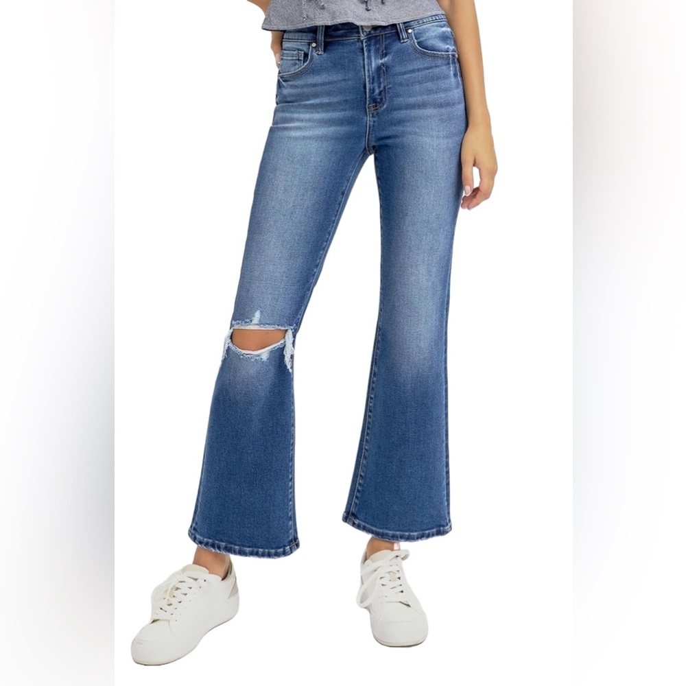 American Eagle Women's Blue Flare Jeans